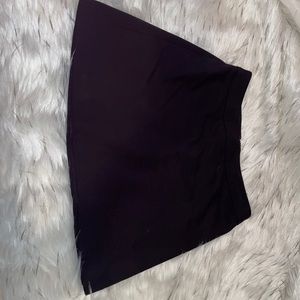 Express black A-line skirt